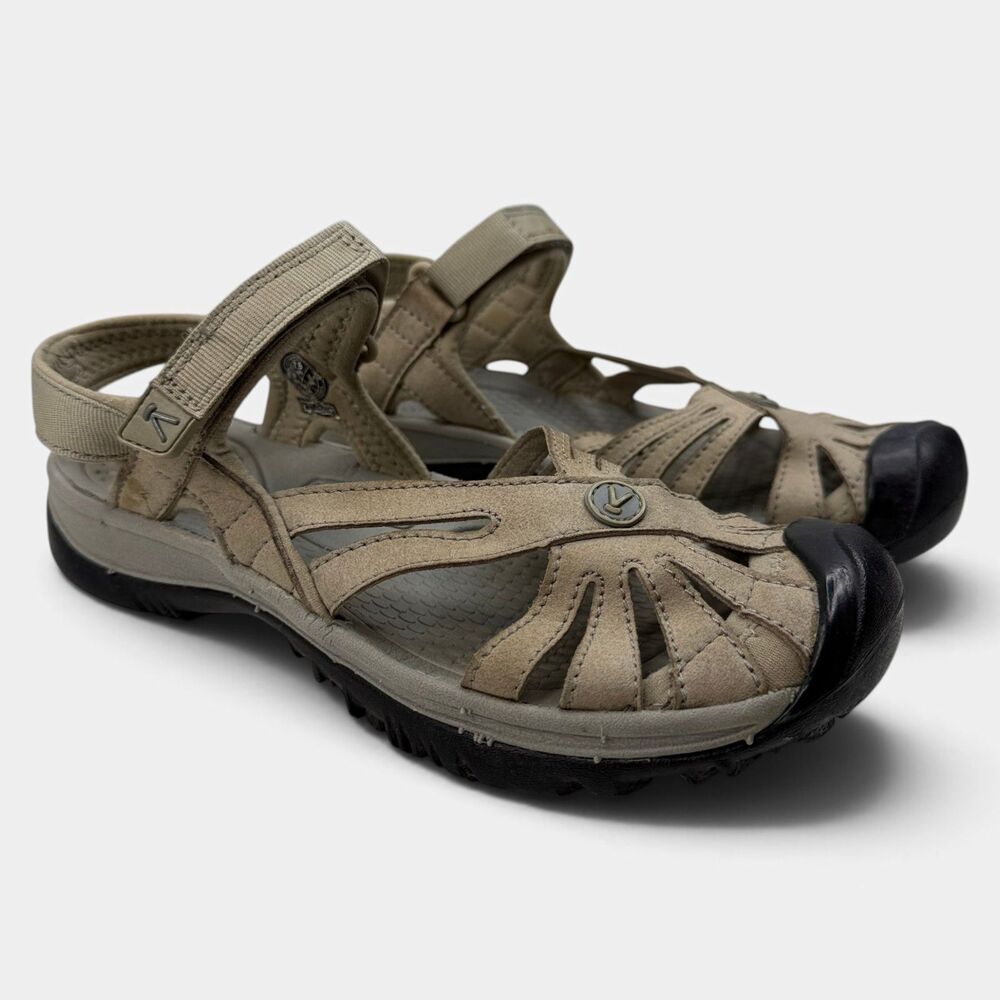 KEEN Rose Aluminum Gray Hiking Sandals Women’s 7.5